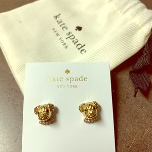 Kate Spade Puppy Post Earrings
